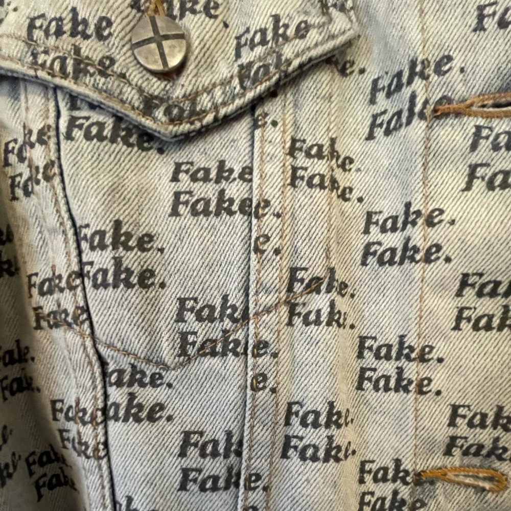 Ksubi Daggerz x Barney’s “Fake" Denim Crop Jacket - Picture 5 of 5